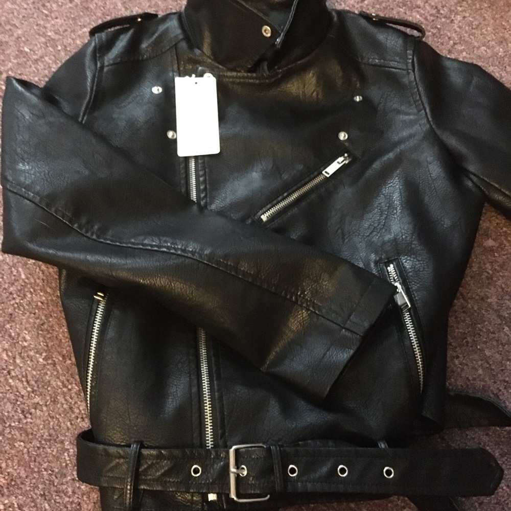 Ly Varey Lin Faux Leather Jacket NWT